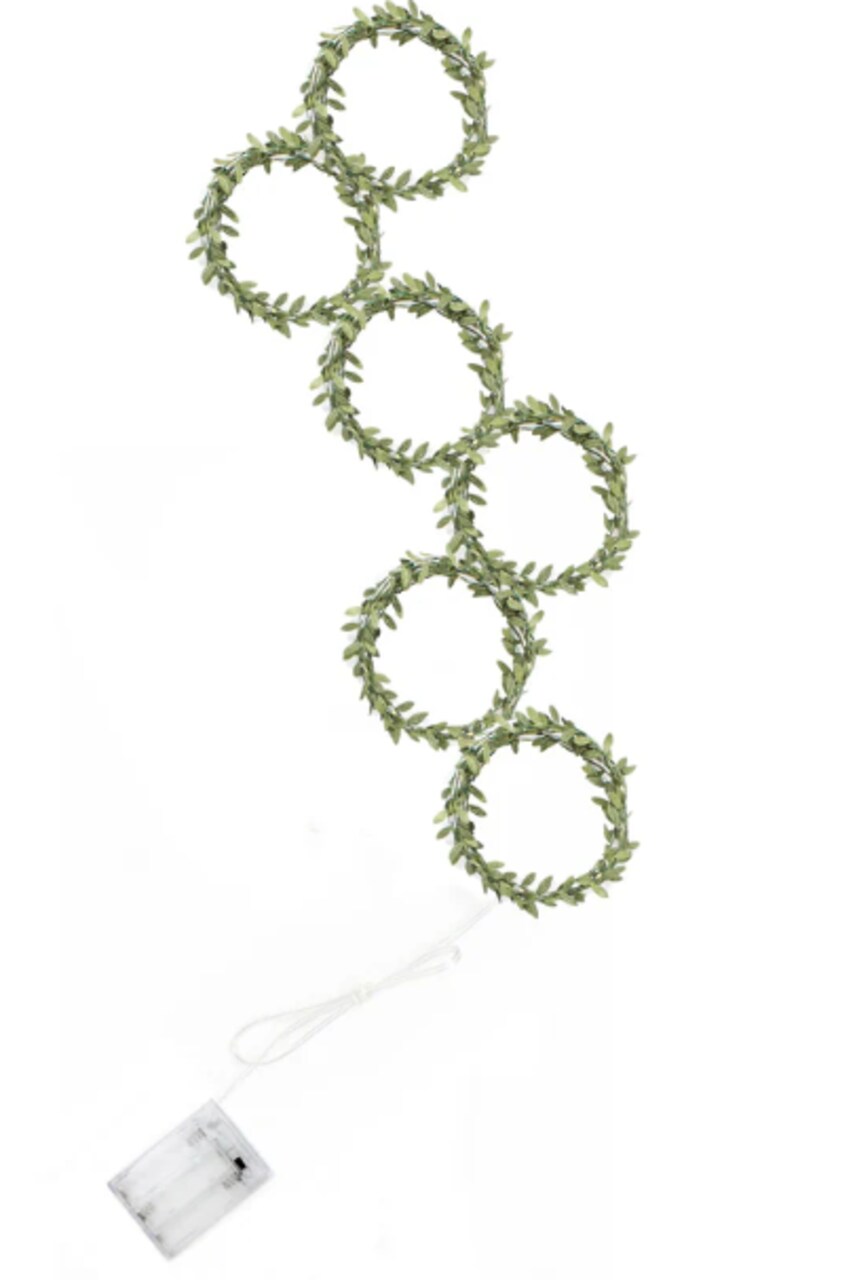 Faux Vine Curtain Lights – 96 LED Hanging Garland for Stylish Spaces